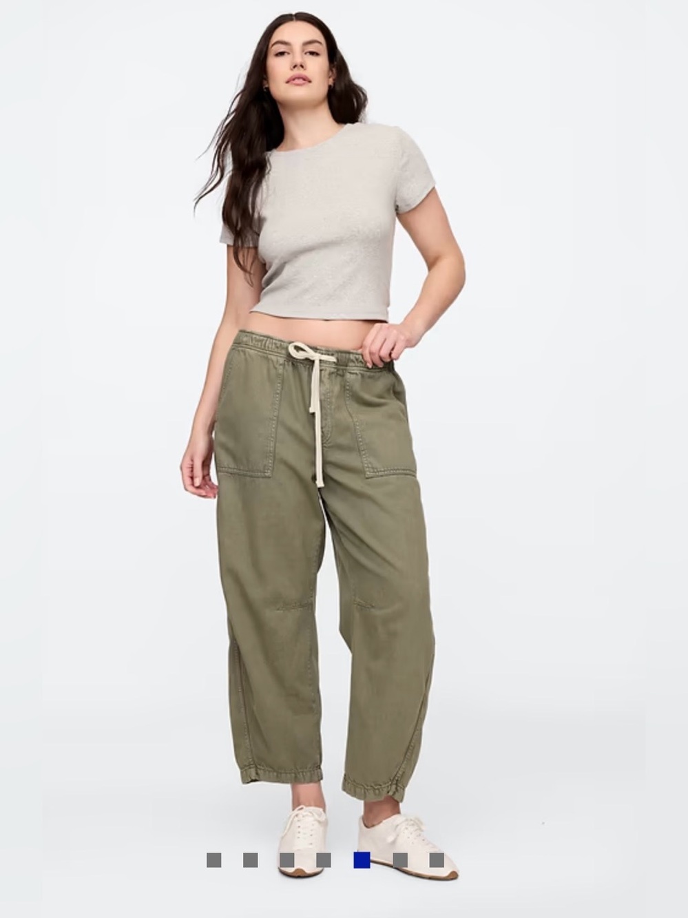 GAP Pull-On Bixsel Olive Pull-On Pants Small